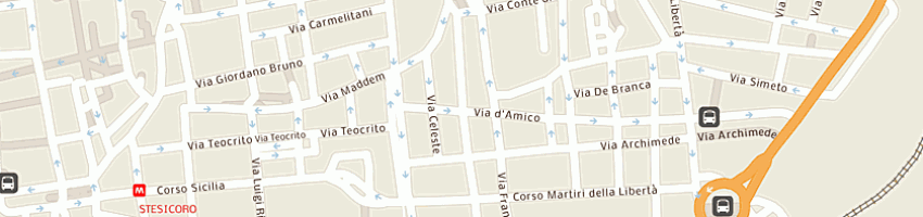 Mappa della impresa gentile sebastiano a CATANIA