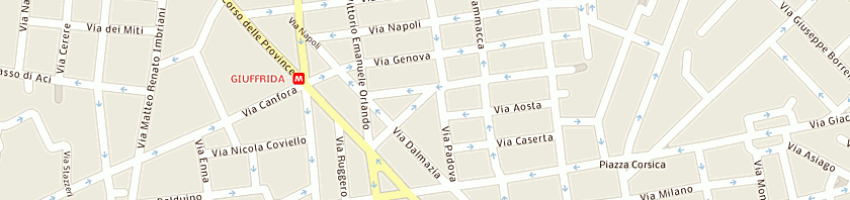 Mappa della impresa eso spa a CATANIA