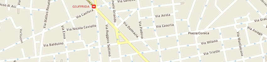 Mappa della impresa pirrone antonino a CATANIA