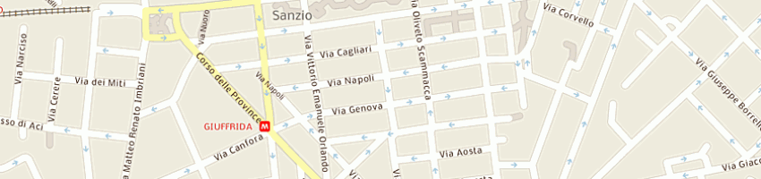 Mappa della impresa munzone gaspare a CATANIA