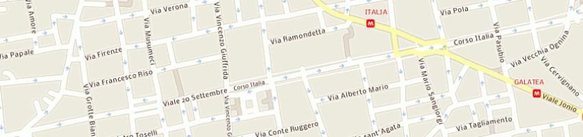 Mappa della impresa dadi srl a CATANIA