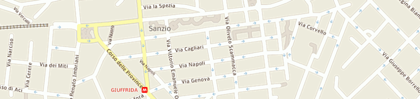 Mappa della impresa iscam - srl a CATANIA