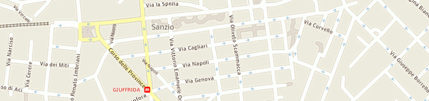 Mappa della impresa agata guerrera a CATANIA