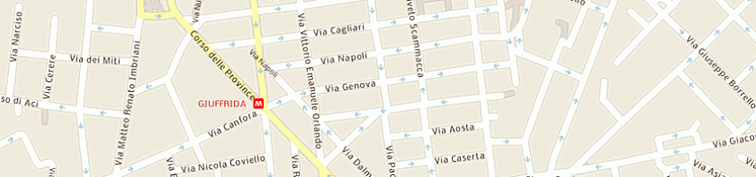 Mappa della impresa turrisi roberto a CATANIA
