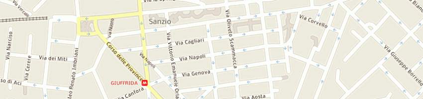 Mappa della impresa location service srl a CATANIA