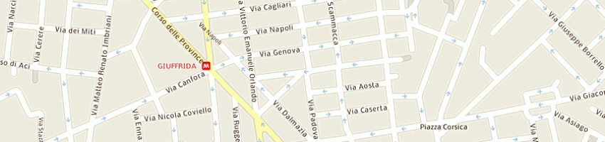 Mappa della impresa scaccianoce carmelo a CATANIA