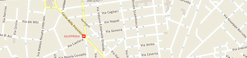 Mappa della impresa bm informatica snc di bombaci p e c a CATANIA