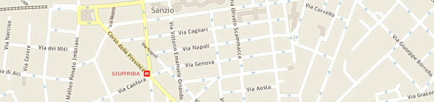 Mappa della impresa stabile benedetto a CATANIA