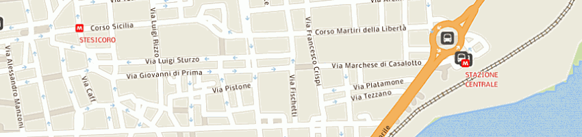 Mappa della impresa femas srl a CATANIA