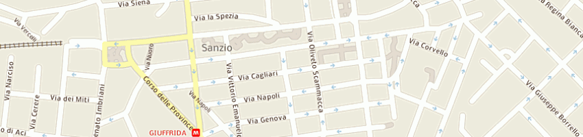 Mappa della impresa mazzeo caterina a CATANIA