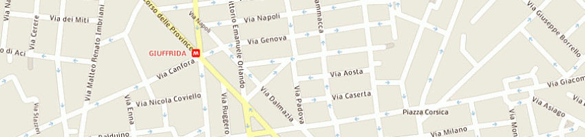 Mappa della impresa color shop srl a CATANIA