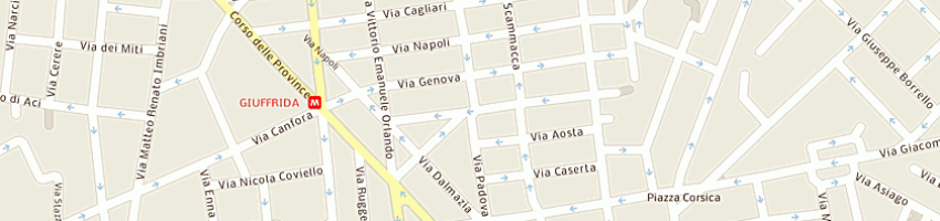 Mappa della impresa tr3-p technologies di pandino giuseppe pergola alberto e porsio vince a CATANIA