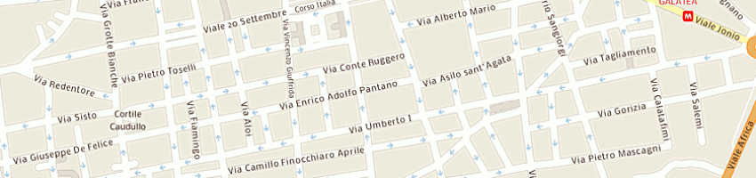 Mappa della impresa fusco fassiolo gabriele a CATANIA
