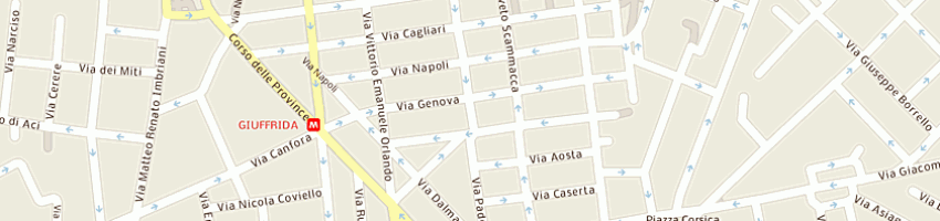 Mappa della impresa di maio giovanna a CATANIA