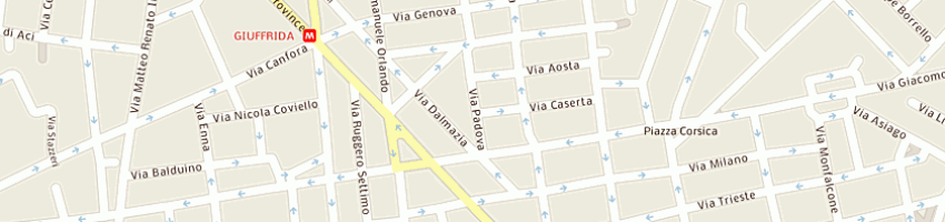 Mappa della impresa bosco santi a CATANIA