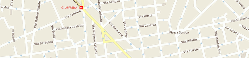 Mappa della impresa colletta giuseppe davide a CATANIA