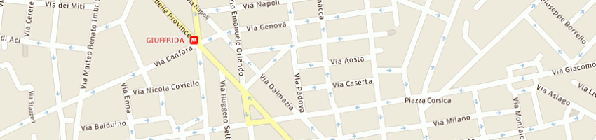 Mappa della impresa privitera salvatore a CATANIA