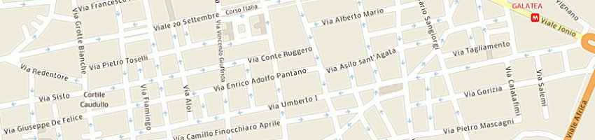 Mappa della impresa tecnoservice center di landro giuseppe a CATANIA