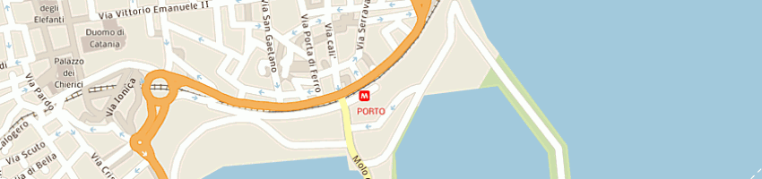 Mappa della impresa la portuale ii soc coop arl a CATANIA