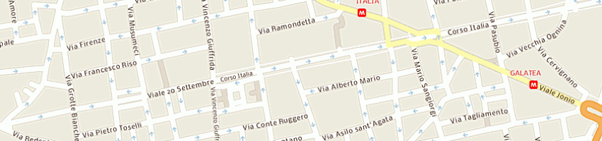 Mappa della impresa catania nord snc a CATANIA