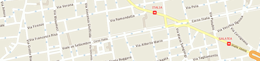Mappa della impresa palumbo matilde a CATANIA