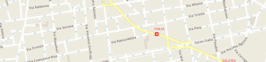 Mappa della impresa rapisarda francesco a CATANIA