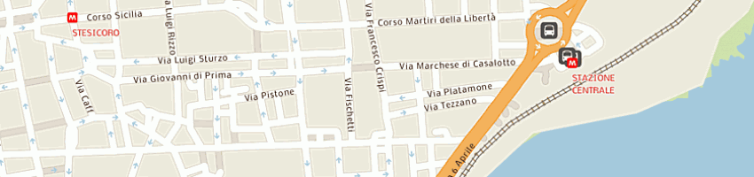 Mappa della impresa pennisi vincenzo a CATANIA
