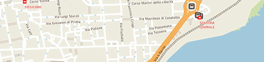 Mappa della impresa quaglia gaetano a CATANIA