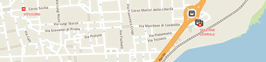 Mappa della impresa l'abbate alfredo parrucchiere per donna a CATANIA