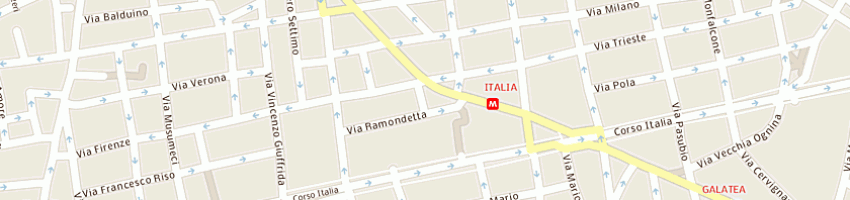 Mappa della impresa ep e f piccola soc coop a rl a CATANIA