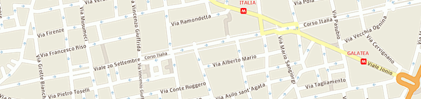 Mappa della impresa la rosa concetto a CATANIA