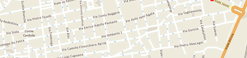 Mappa della impresa d'agata ing pietro e d'agata arch marina a CATANIA