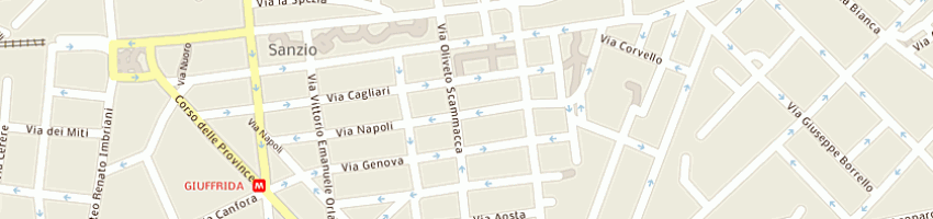 Mappa della impresa tecnosud restauri di laudani rosanna a CATANIA
