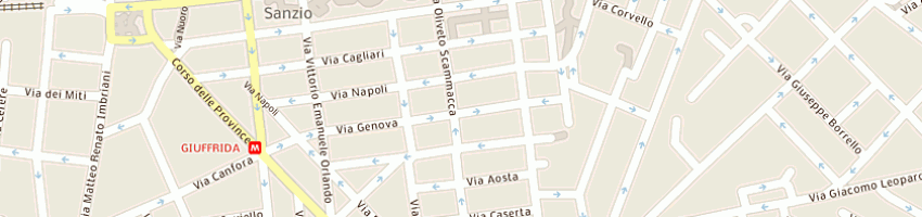 Mappa della impresa corsaro boccadifuoco francesco a CATANIA