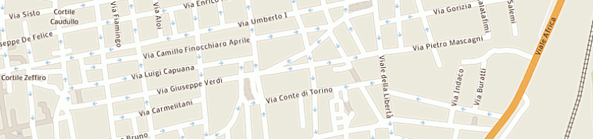 Mappa della impresa impredil cta srl a CATANIA