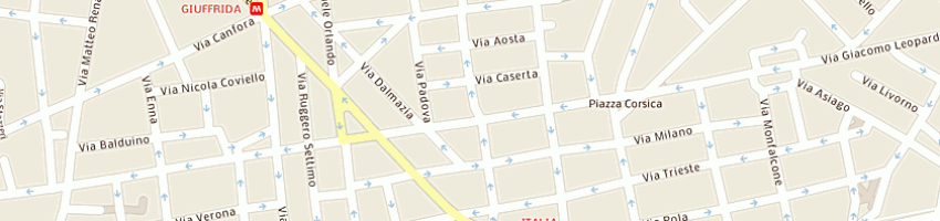 Mappa della impresa russo giampiero a CATANIA