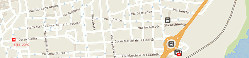 Mappa della impresa paglini giacomo a CATANIA