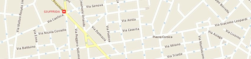 Mappa della impresa toscano ettore a CATANIA