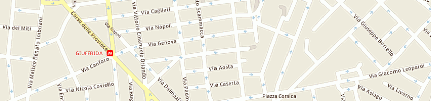 Mappa della impresa chiaramonte maria concetta a CATANIA
