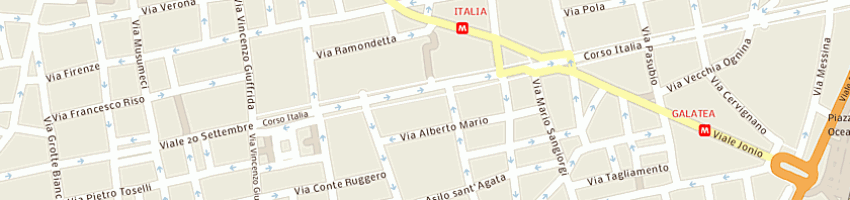 Mappa della impresa uil scuola segreteria provinciale a CATANIA