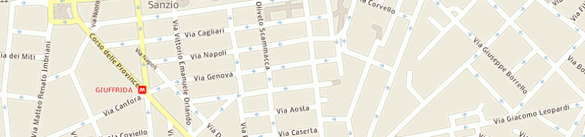 Mappa della impresa cocuccio antonio a CATANIA