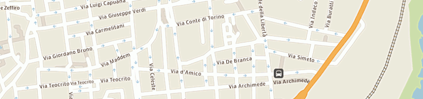 Mappa della impresa malerba giuseppe mario a CATANIA