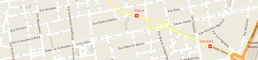 Mappa della impresa costruzioni ing mascali e c (snc) a CATANIA