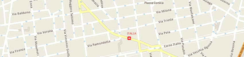 Mappa della impresa capizzi edoardo a CATANIA