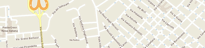Mappa della impresa varveri antonino a CATANIA