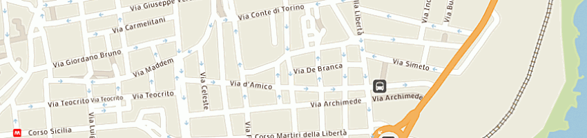 Mappa della impresa famap srl a CATANIA