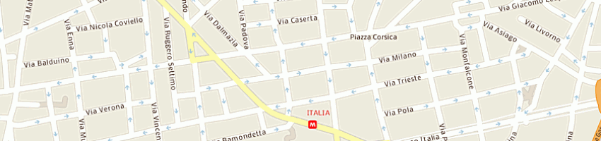 Mappa della impresa salfi ristorazione di casella filippo e c sas a CATANIA