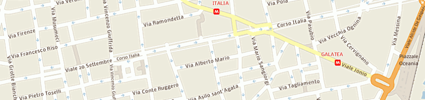 Mappa della impresa vi e vi di vinci giuseppe e c sas a CATANIA