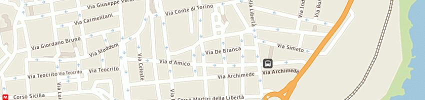 Mappa della impresa aetna snc napoli pe zito m e c a CATANIA