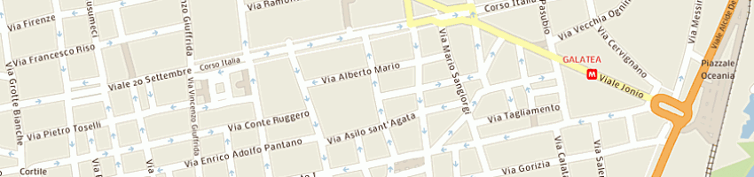 Mappa della impresa mestor snc di cristaldi massimo a CATANIA